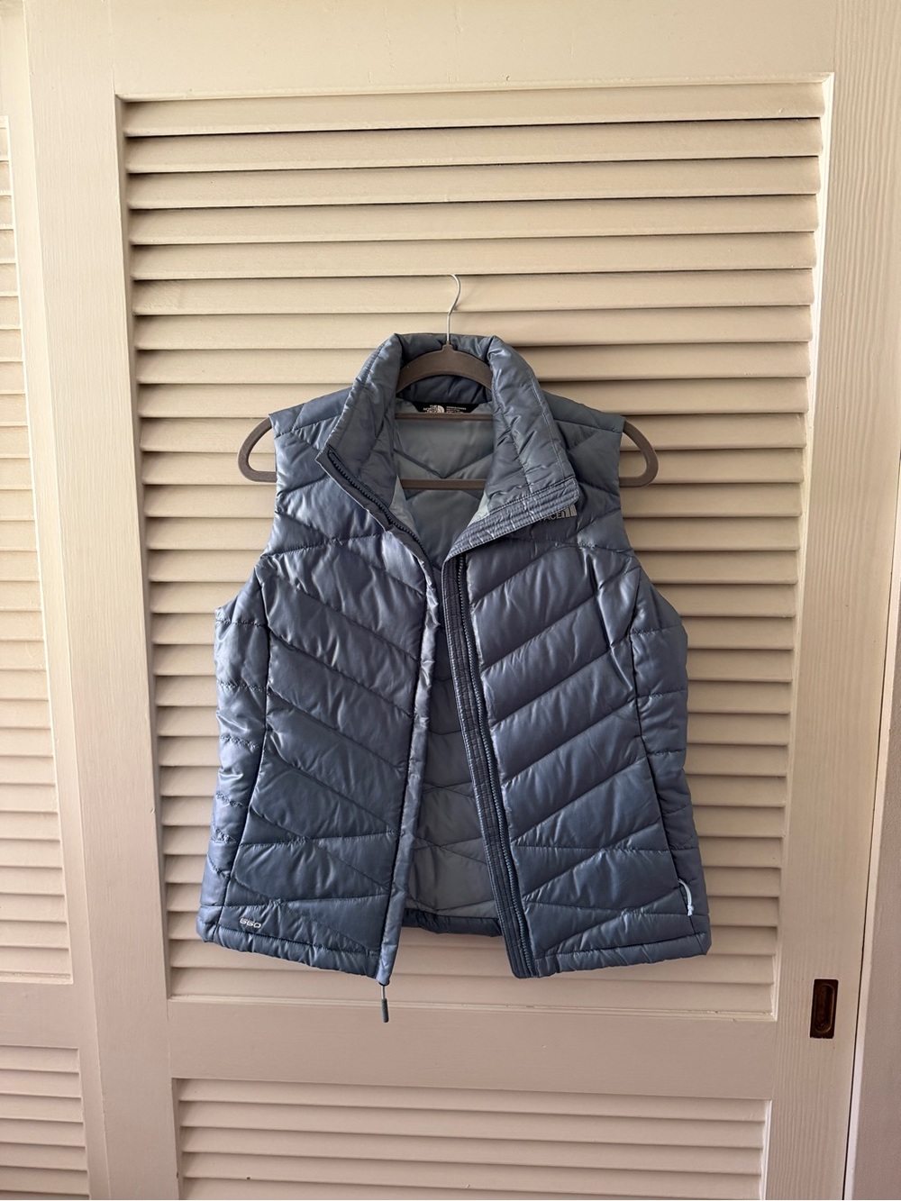 The North Face Women's Slate Blue Quilted Puffer Vest